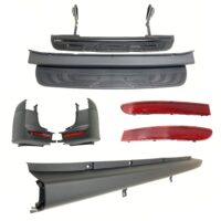 Galiniai bamperiai/kampai ir jų dalys